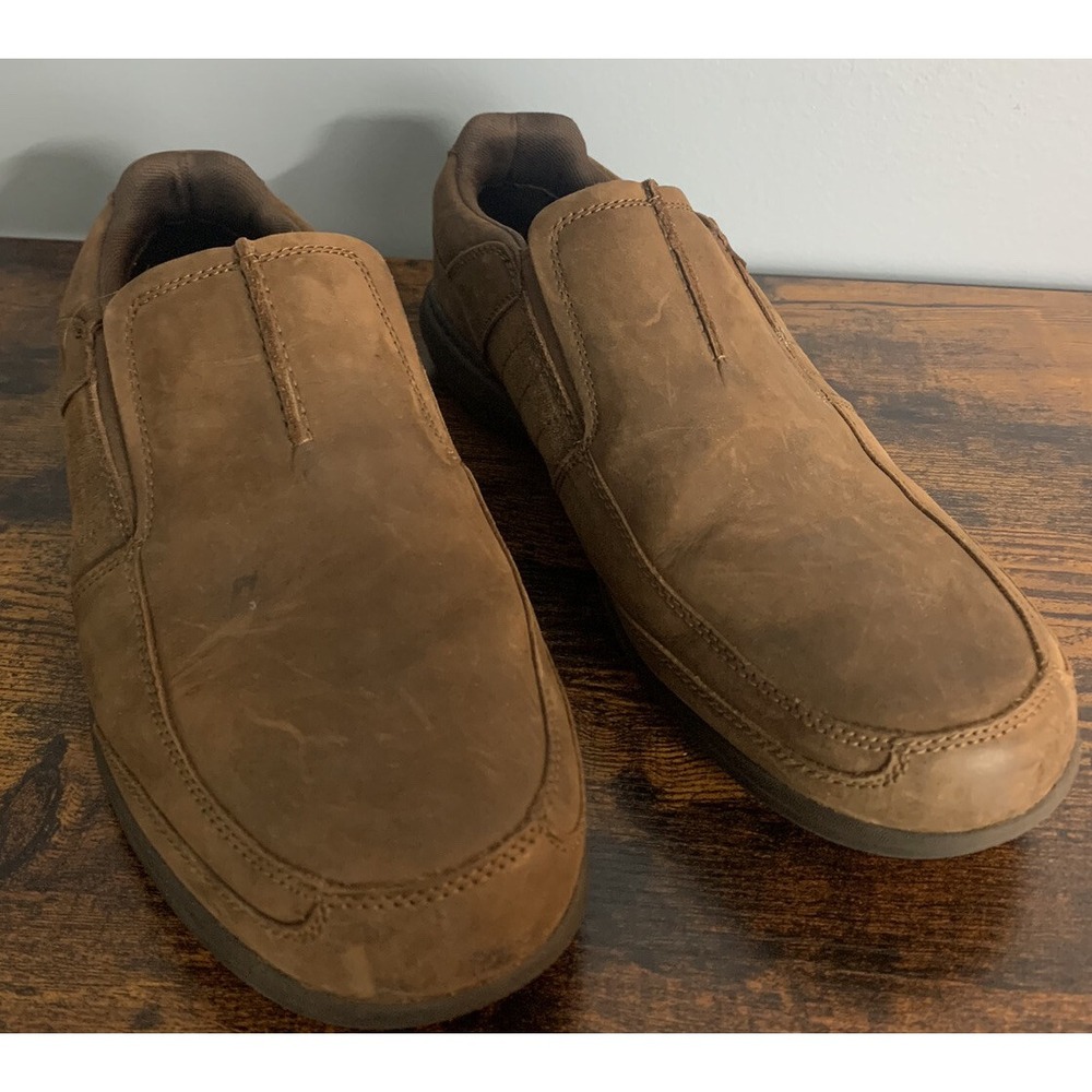 Abeo Brown Slip-On Loafers